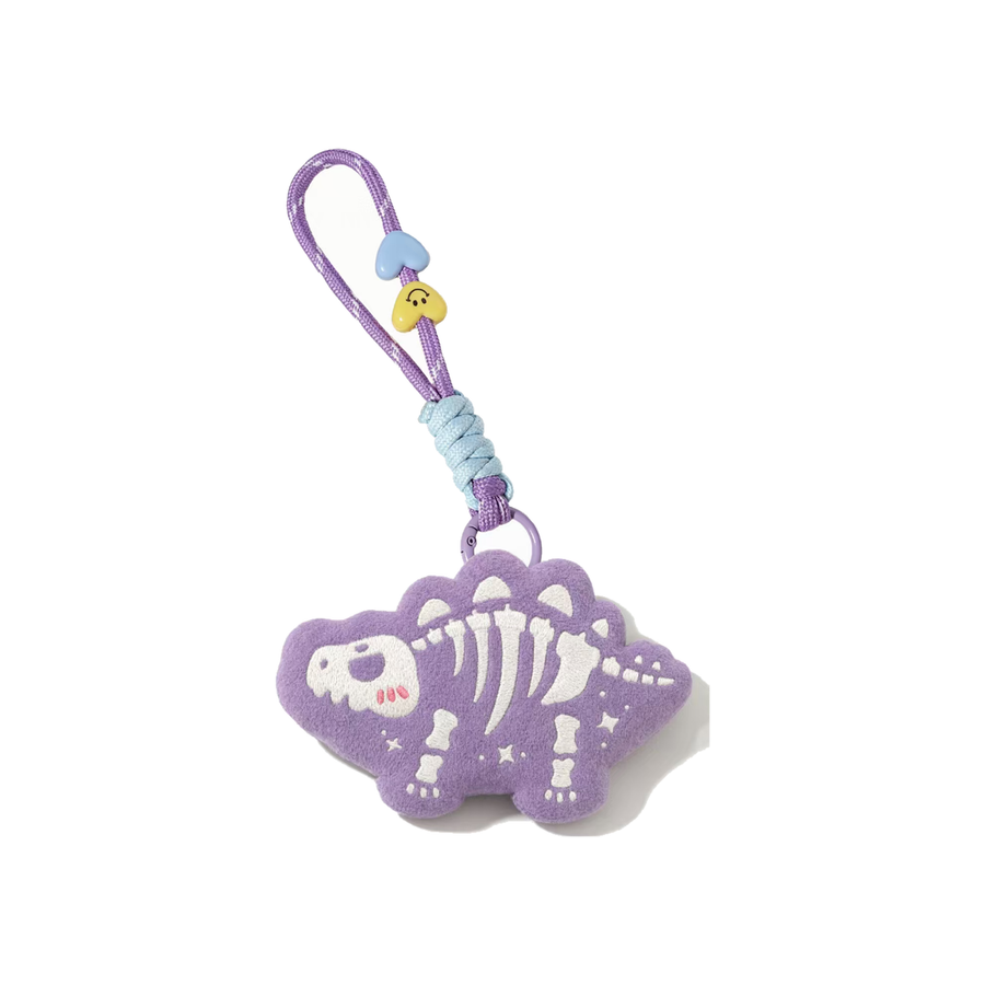 Dinosaur Plush Badge / Fridge Magnet — Stegosaurus baseline image