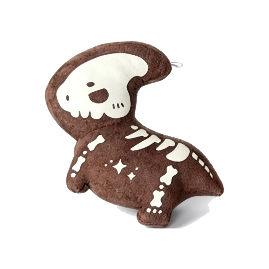 Glow-in-the-Dark Plush Charm — Saurolophus baseline image