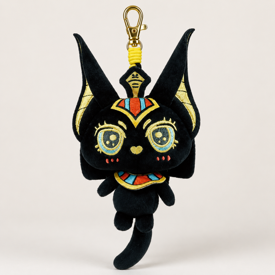 Anumeow- Anubis-Inspired Cat Plush Charm baseline product image