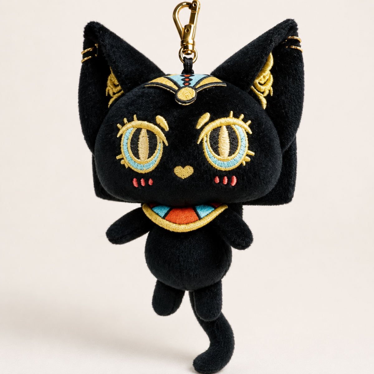 Bastet Meow Egyptian cat plush charm