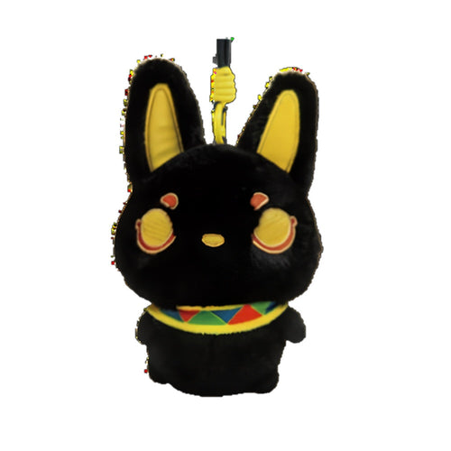 Anubis Squeeze Anubis-Inspired Squishy Plush Charm on white background