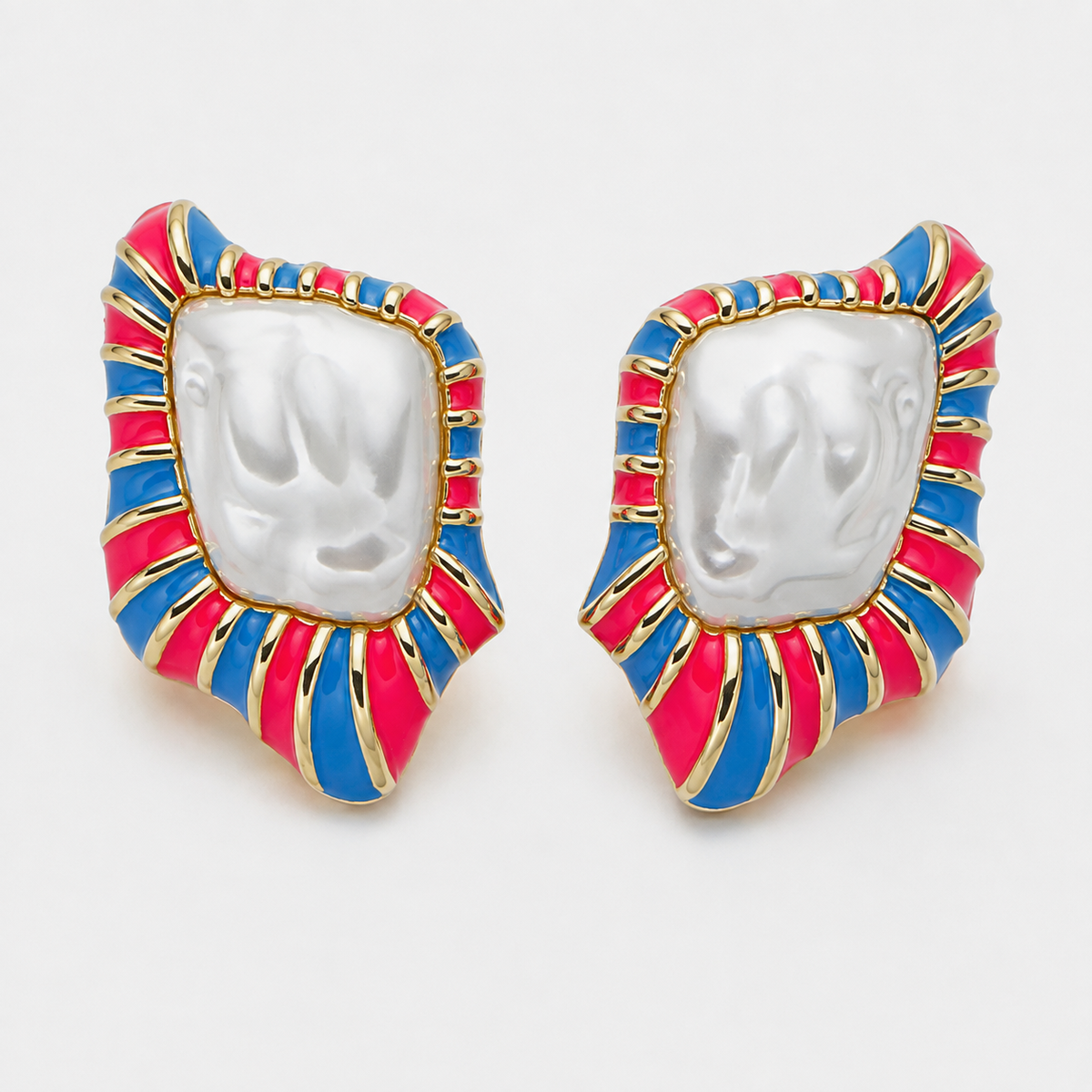 Nile Crown Earrings on a clean product background
