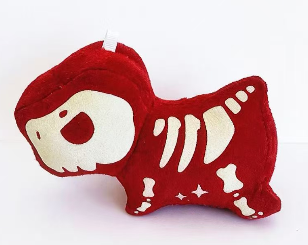 Glow-in-the-Dark Plush Charm — Tyrannosaurus rex