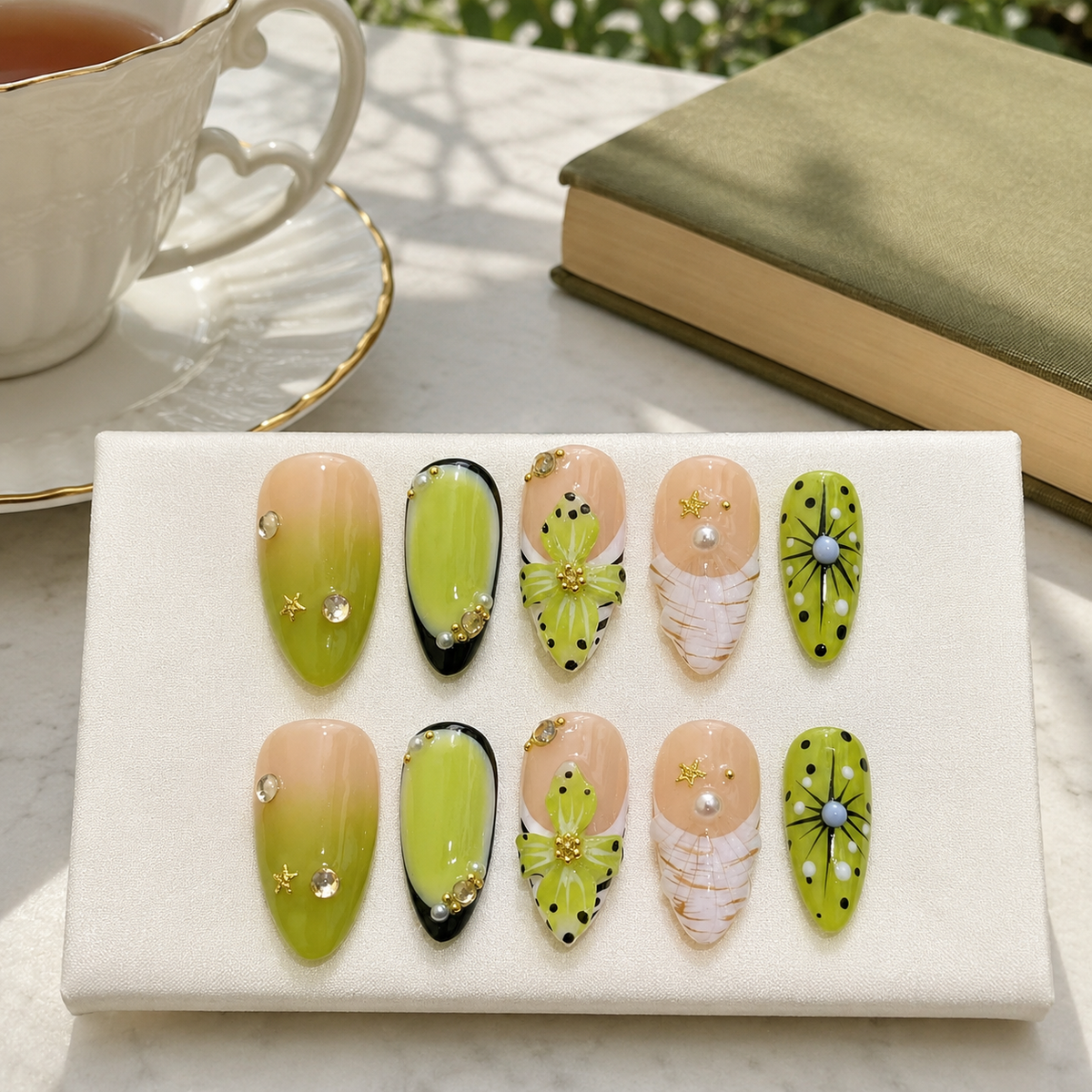 The Pemberley Estate Garden Press-Ons — Pride and Prejudice Collection