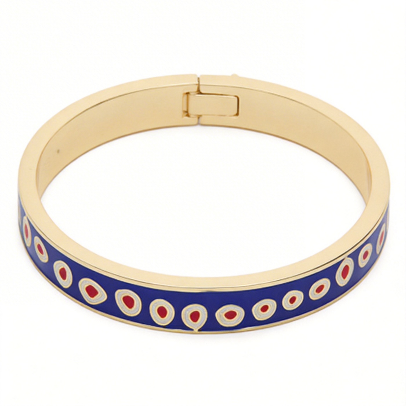 The MET X Lele Egyptian Enamel Lapis 400 Bangle
