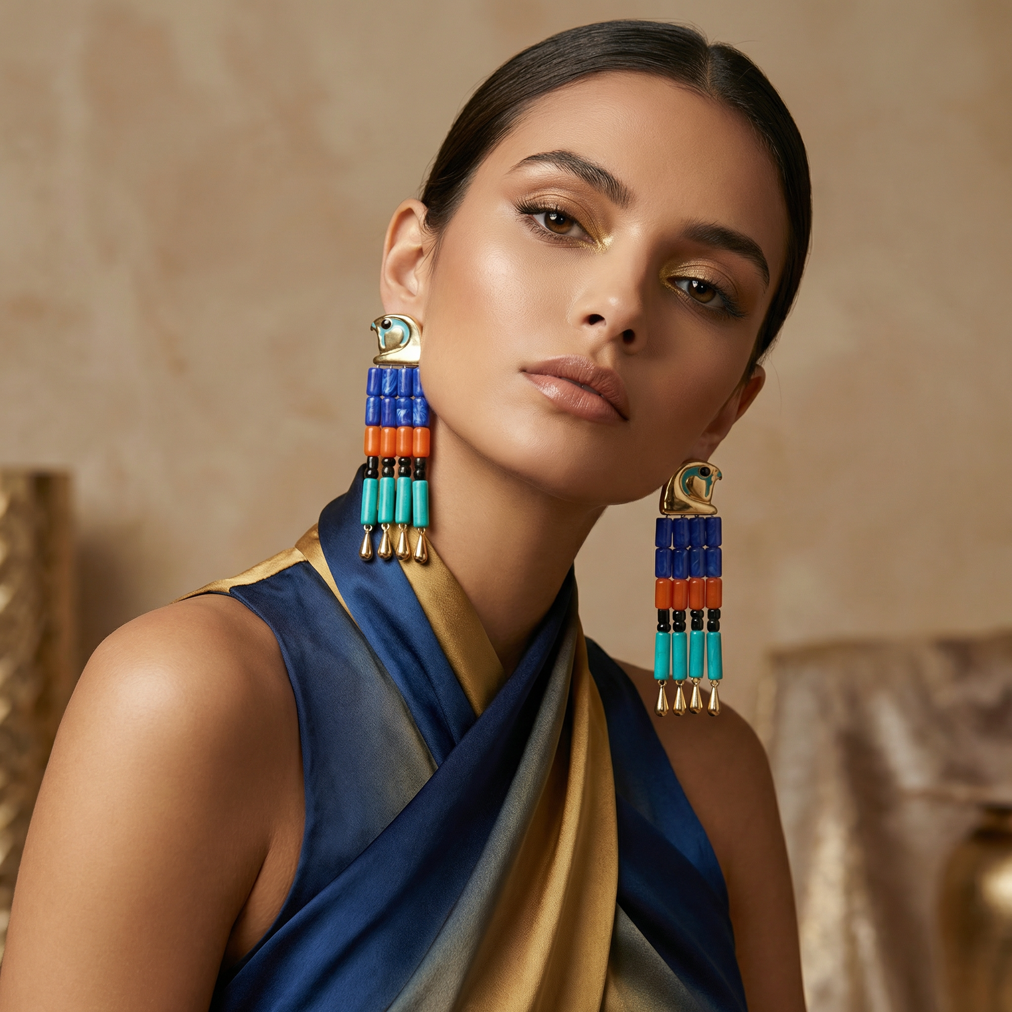 The Met X Lele Senebtisi Tassel Earrings