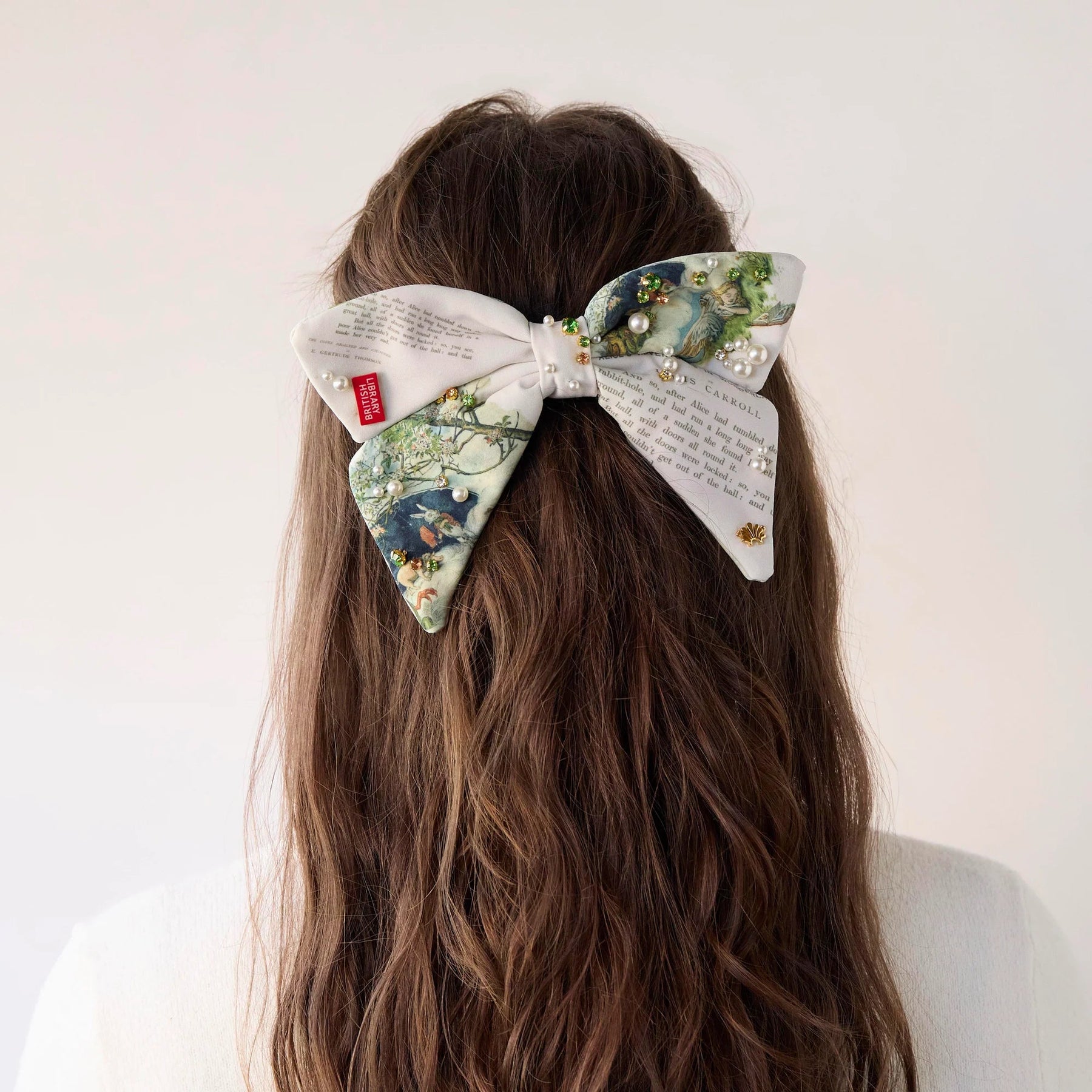 Ivory The Nursery Alice Libby Bow Barette Lele Sadoughi