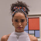 The MET X Lele Mondrian Composition Antoinette Embellished Bow Barrette