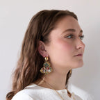 Gold The Nursery Alice Statement Earrings Lele Sadoughi