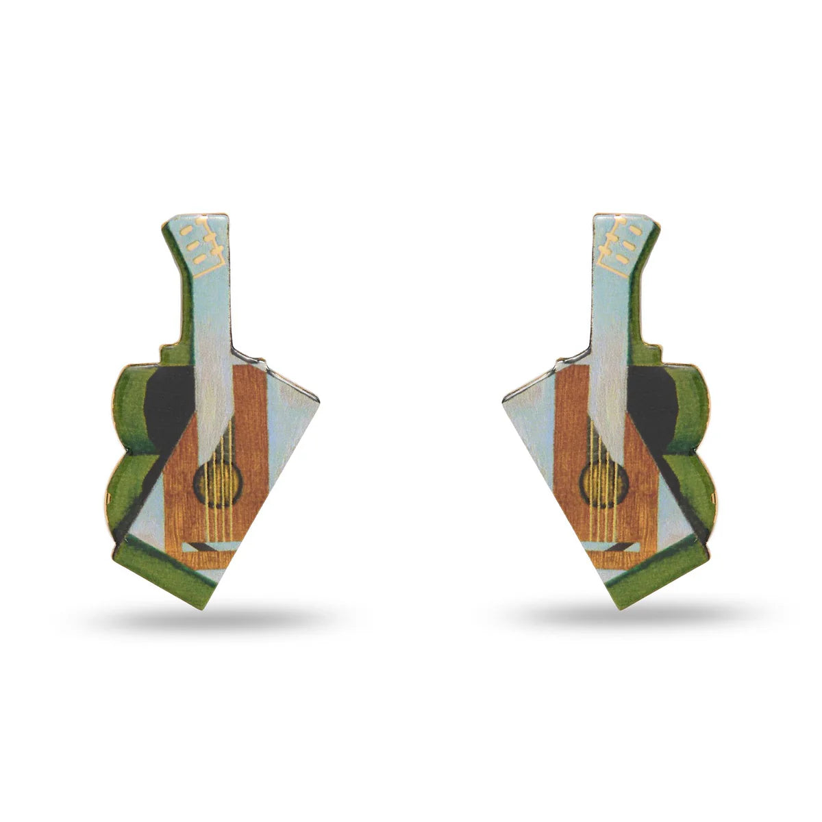 The MET X Lele Gris Still Life With A Guitar Earrings