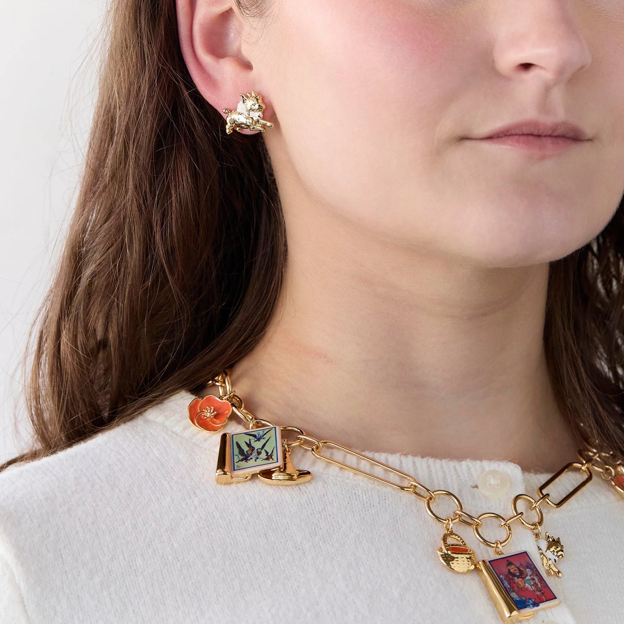 The New Wizard Of Oz Storybook Necklace Lele Sadoughi