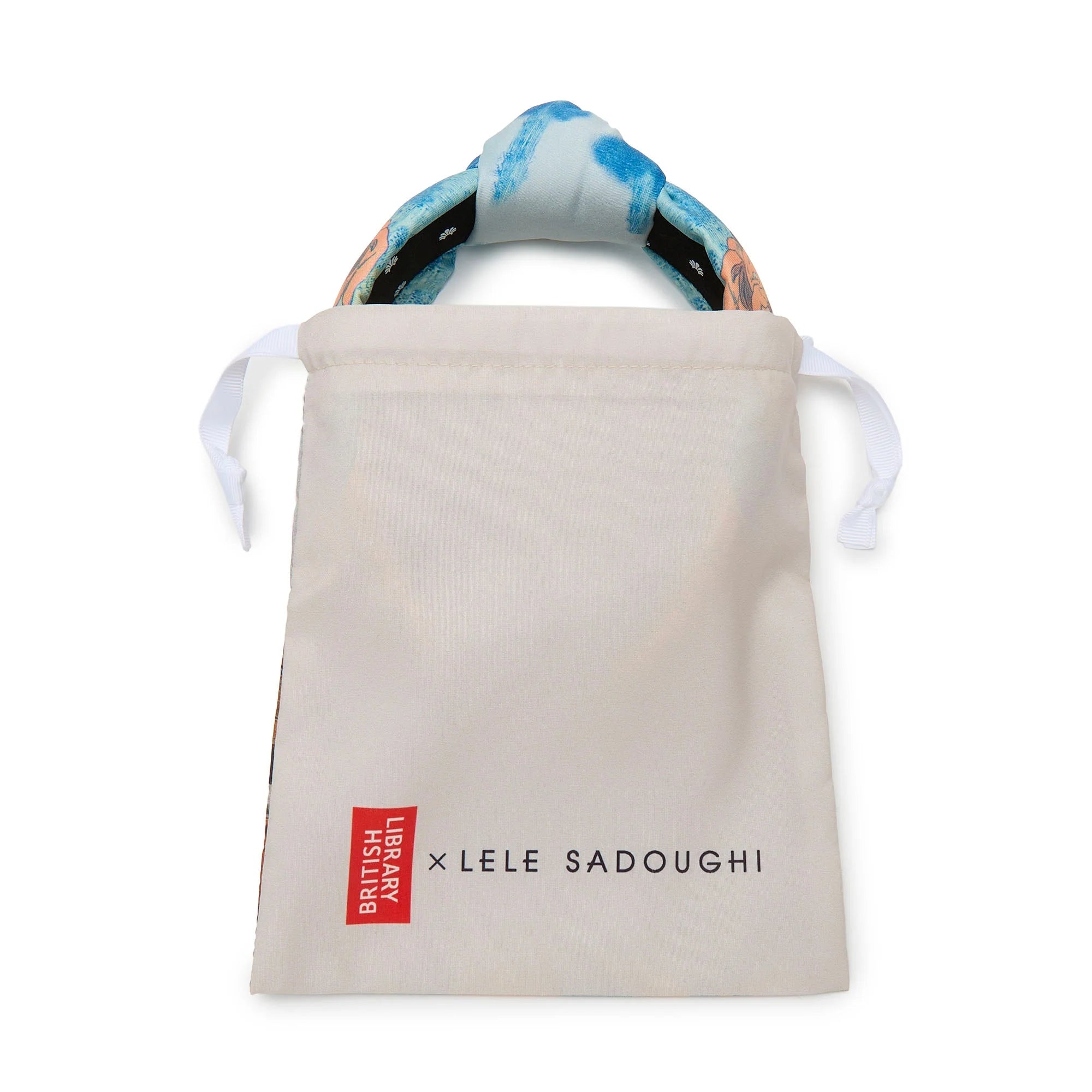 Caterpillar Blue The Nursery Alice Bow Embellished Headband Lele Sadoughi