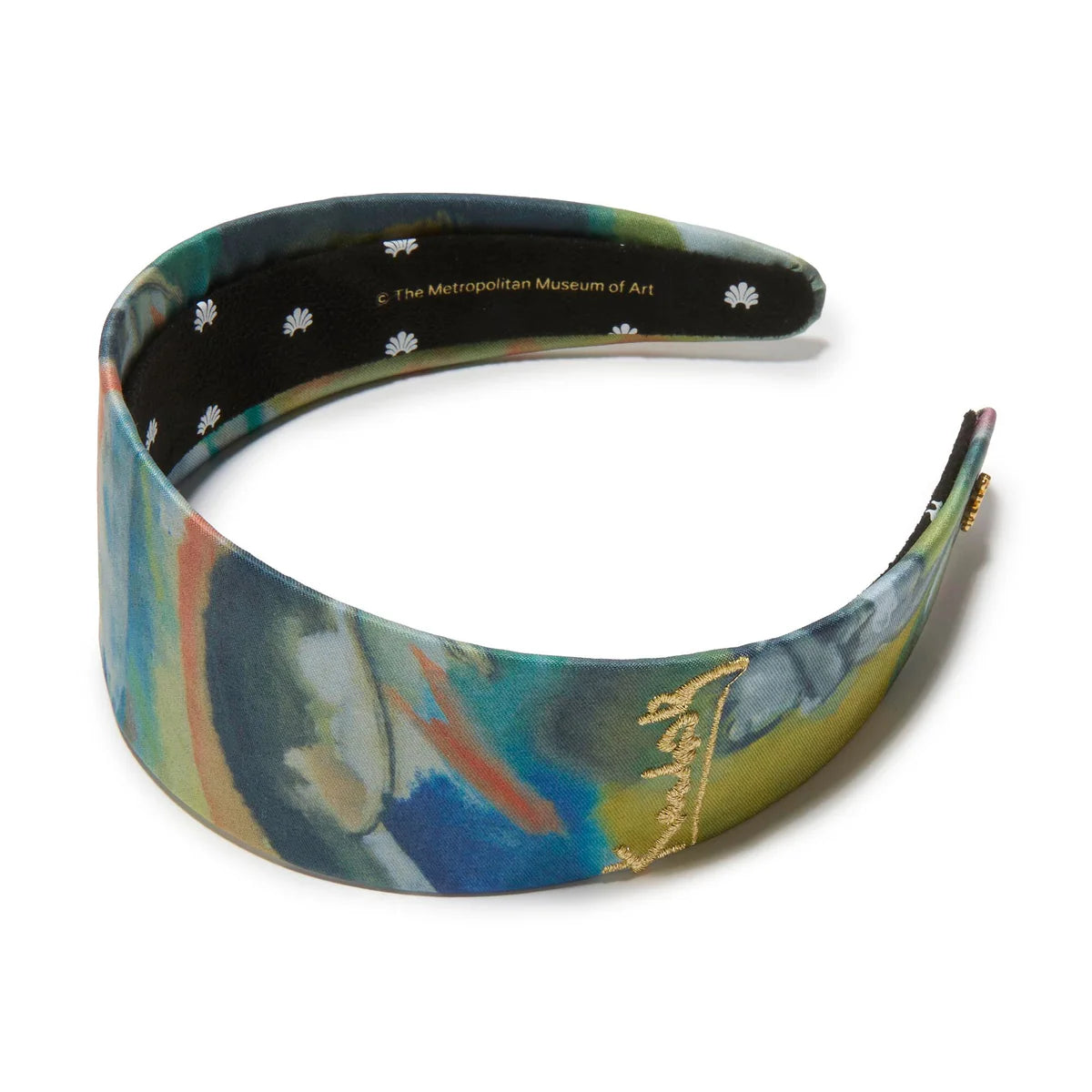 The MET X Lele Kandinsky Violett Improvisation Brigitte Embellished Headband