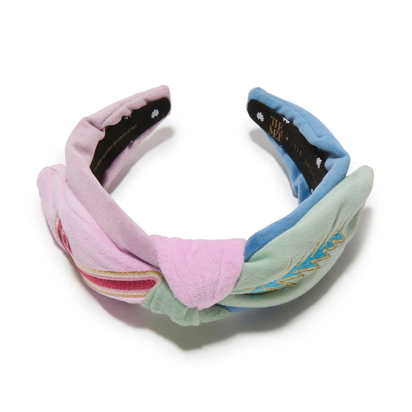 The MET X Lele Klee Black Columns In A Landscape Veronica Embroidered Headband