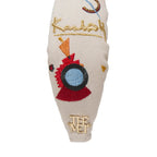 The MET X Lele Kandinsky Violett Knotted Embroidered Headband