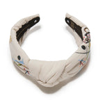The MET X Lele Kandinsky Violett Knotted Embroidered Headband