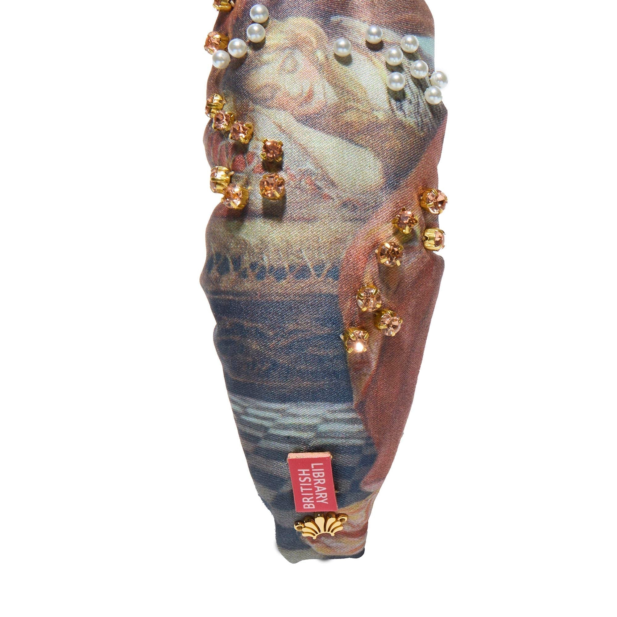 Rose Sleeping Beauty in The Wood Knotted Headband Lele Sadoughi