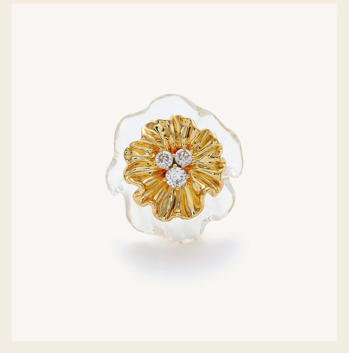 Moonrise Cereus Ring detail