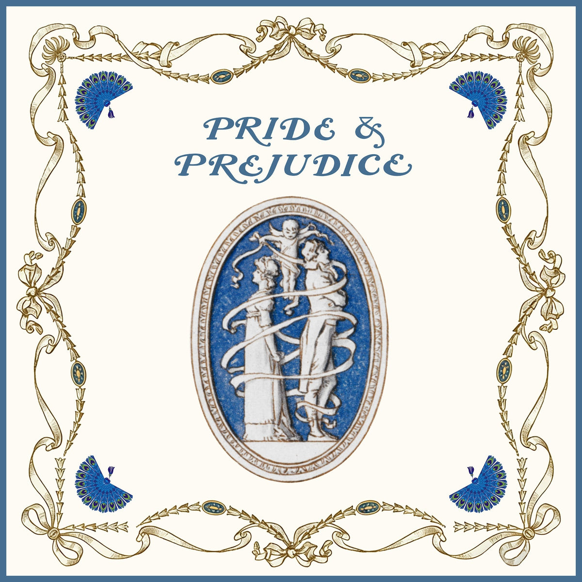 Pemberley Cameo silk scarf baseline product image