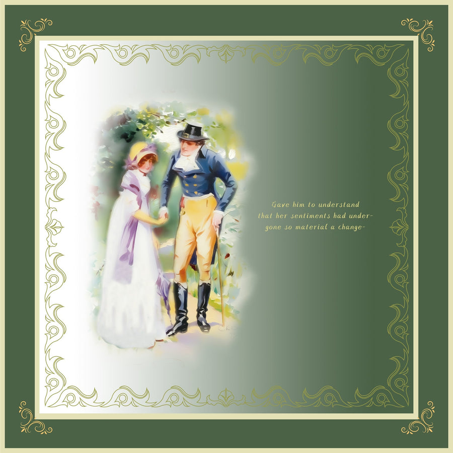 Regency Romance silk scarf baseline product image