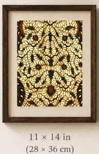 Printed Indonesian Batik Fabric Wall Art - Sikoasih product image