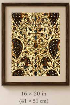 Printed Indonesian Batik Fabric Wall Art - Sikoasih product image