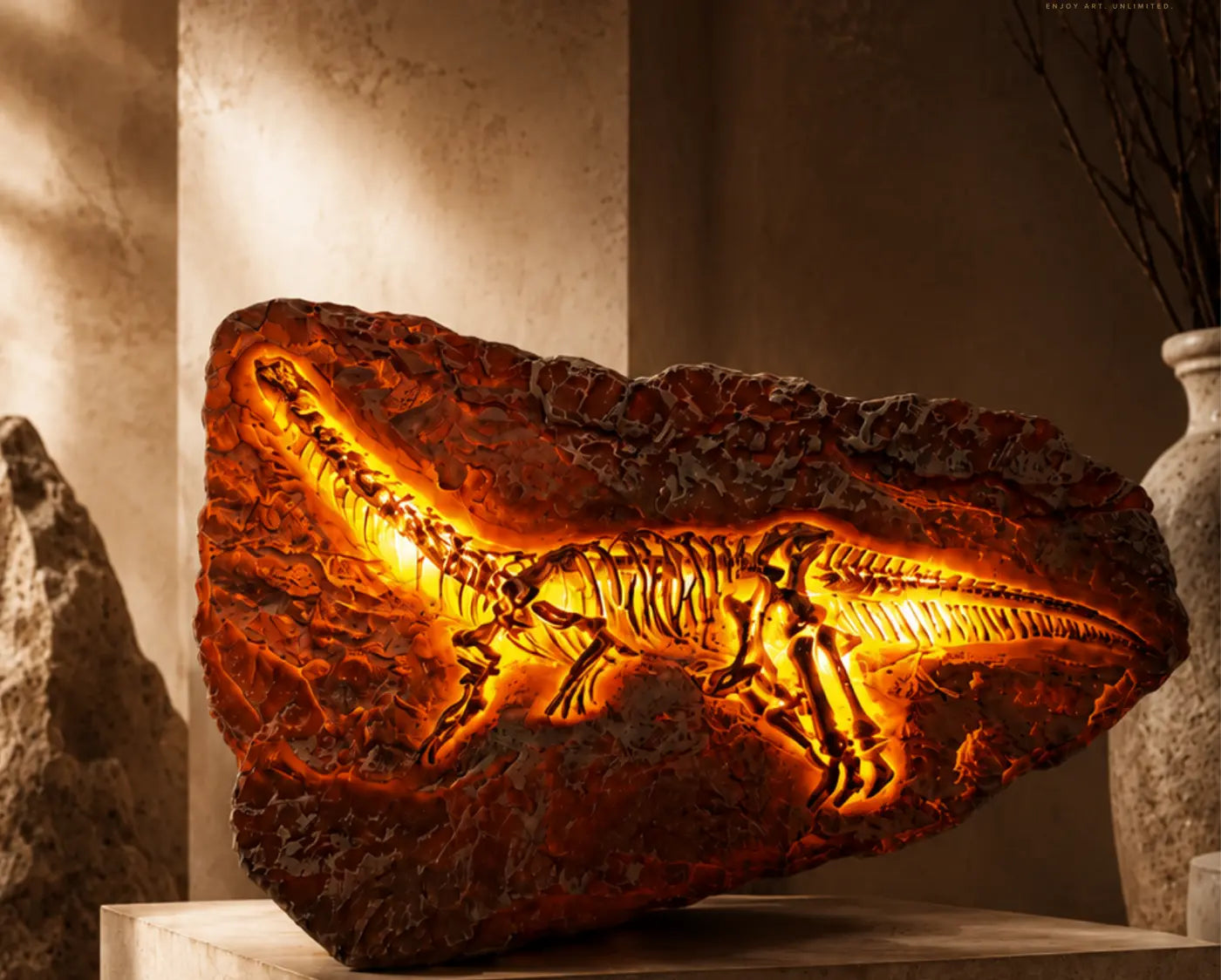 Deep Time Discovery fossil light