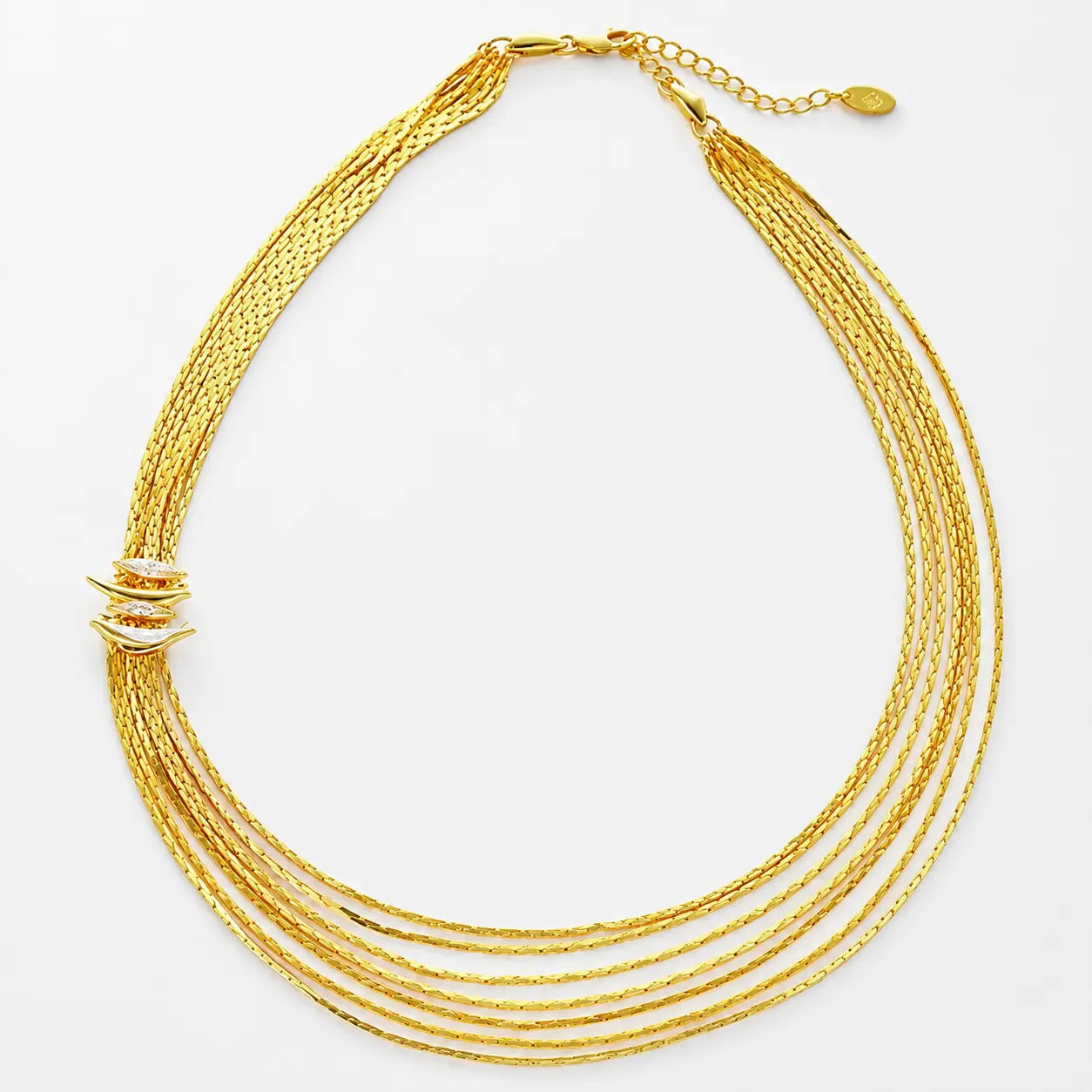 Layered Arc Necklace — view 1