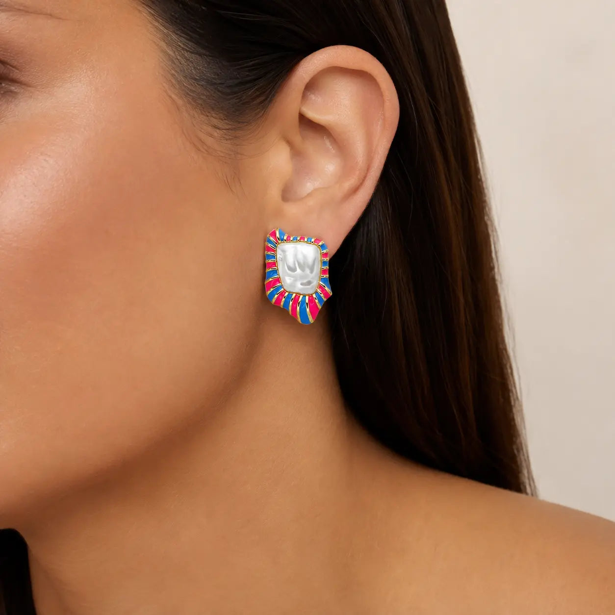 Nile Crown Earrings — view 3